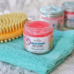Textura exfoliante de azucar Bella y Bear para piel suave