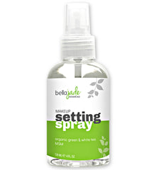 Bella Jade: botella grande de 4 oz para fijar maquillaje con acabado luminoso.