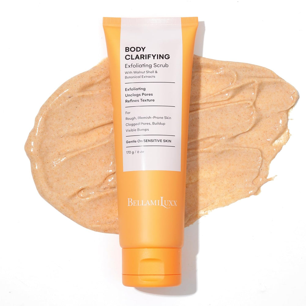 BellamiLuxx exfoliante cuerpo acne bote: exfoliación suave y efectiva en piel