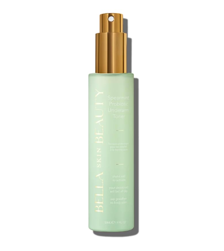 Bella Skin Beauty Tonique probiotiques sous-bras, menthe rafraîchissante et équilibre de la peau