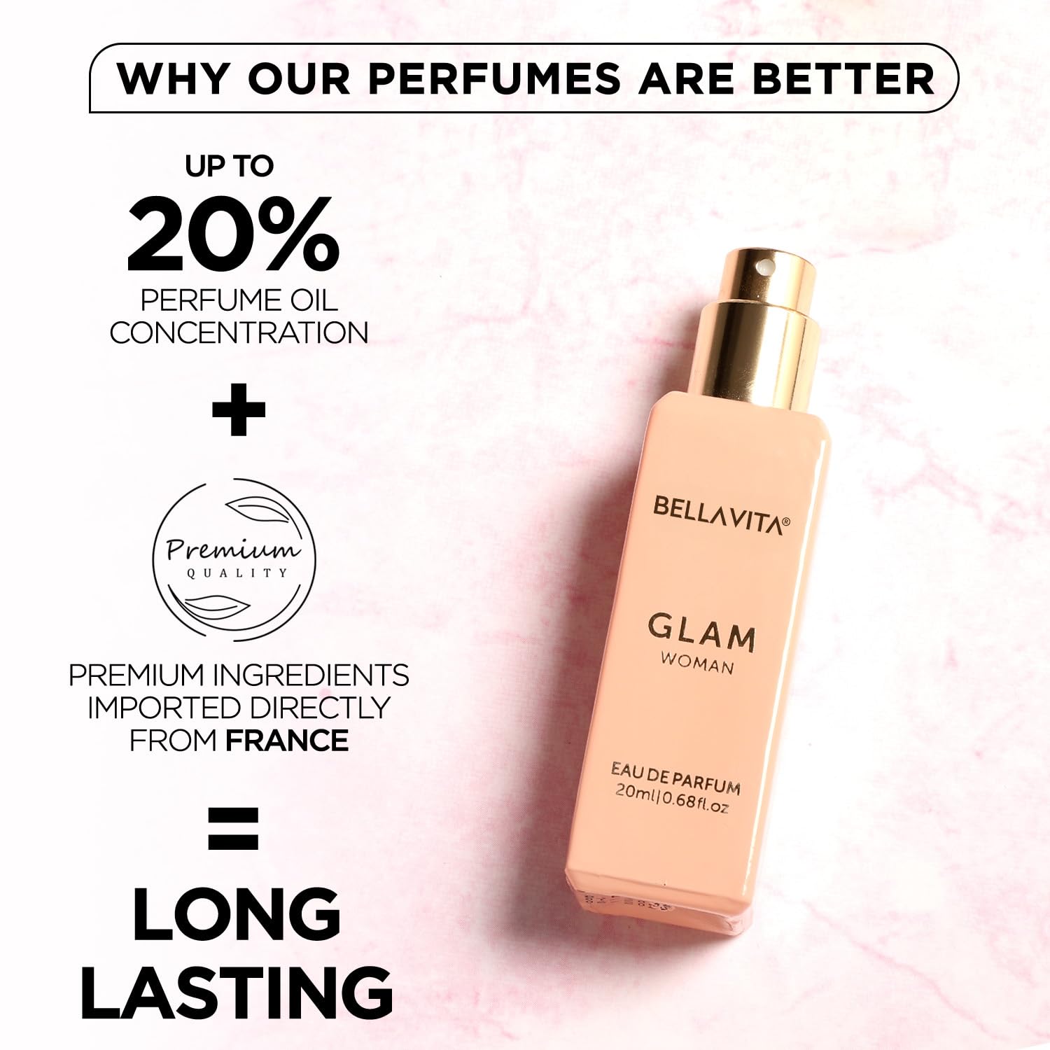 Bellavita Luxury GLAM: diseño compacto, ideal para viajes y elegancia.