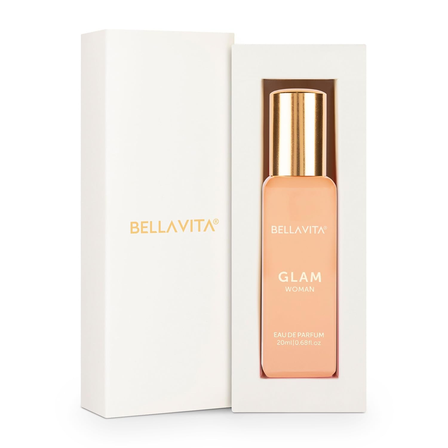 Bellavita Luxury GLAM: fragancia vegana, libre de crueldad para uso diario.