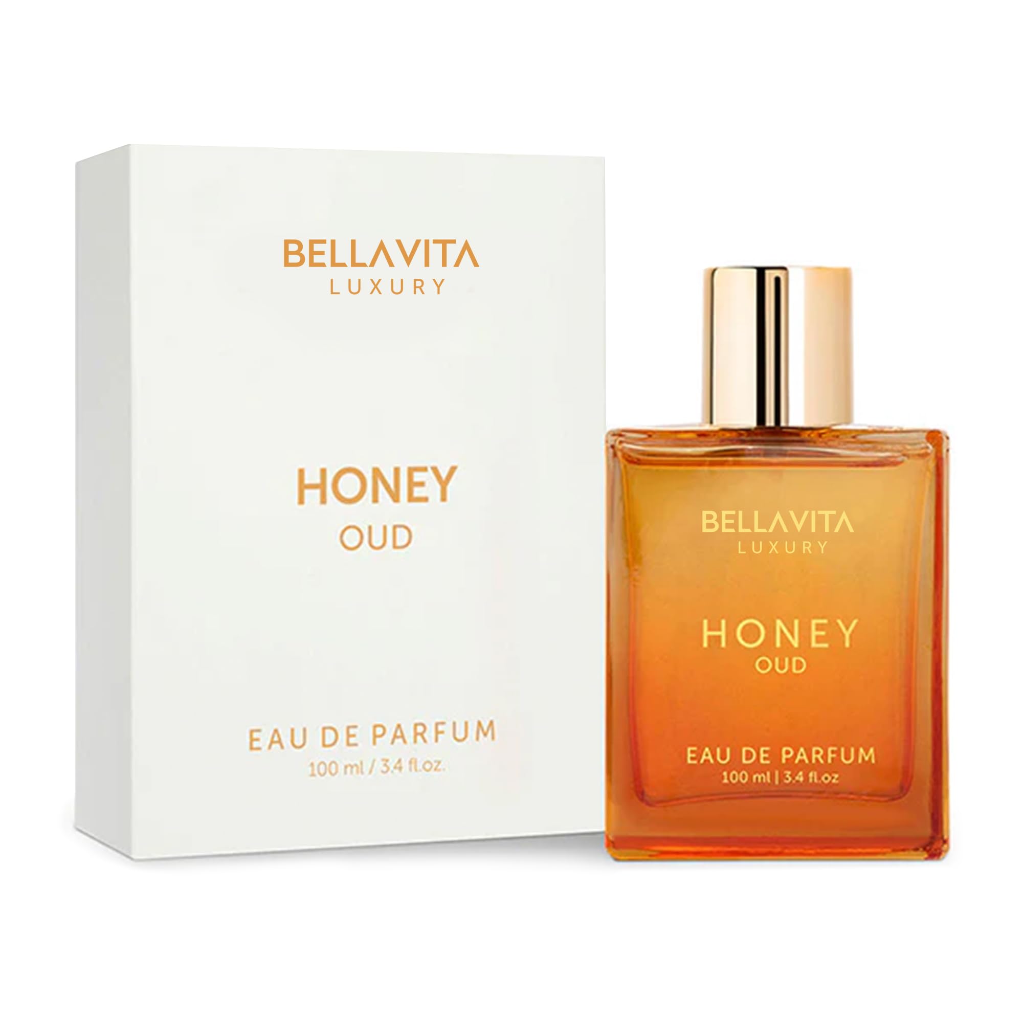 BellaVita Honey Oud: uso diario, unisex que acompaña todo el día.