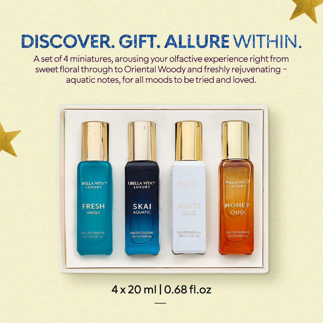 Bella Vita Luxury FRESH mini 20ml, aroma ligero para mañanas activas