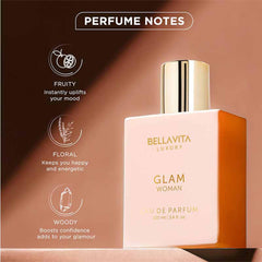 Bella Vita Luxury GLAM ofrece notas florales y amaderadas para momentos especiales.