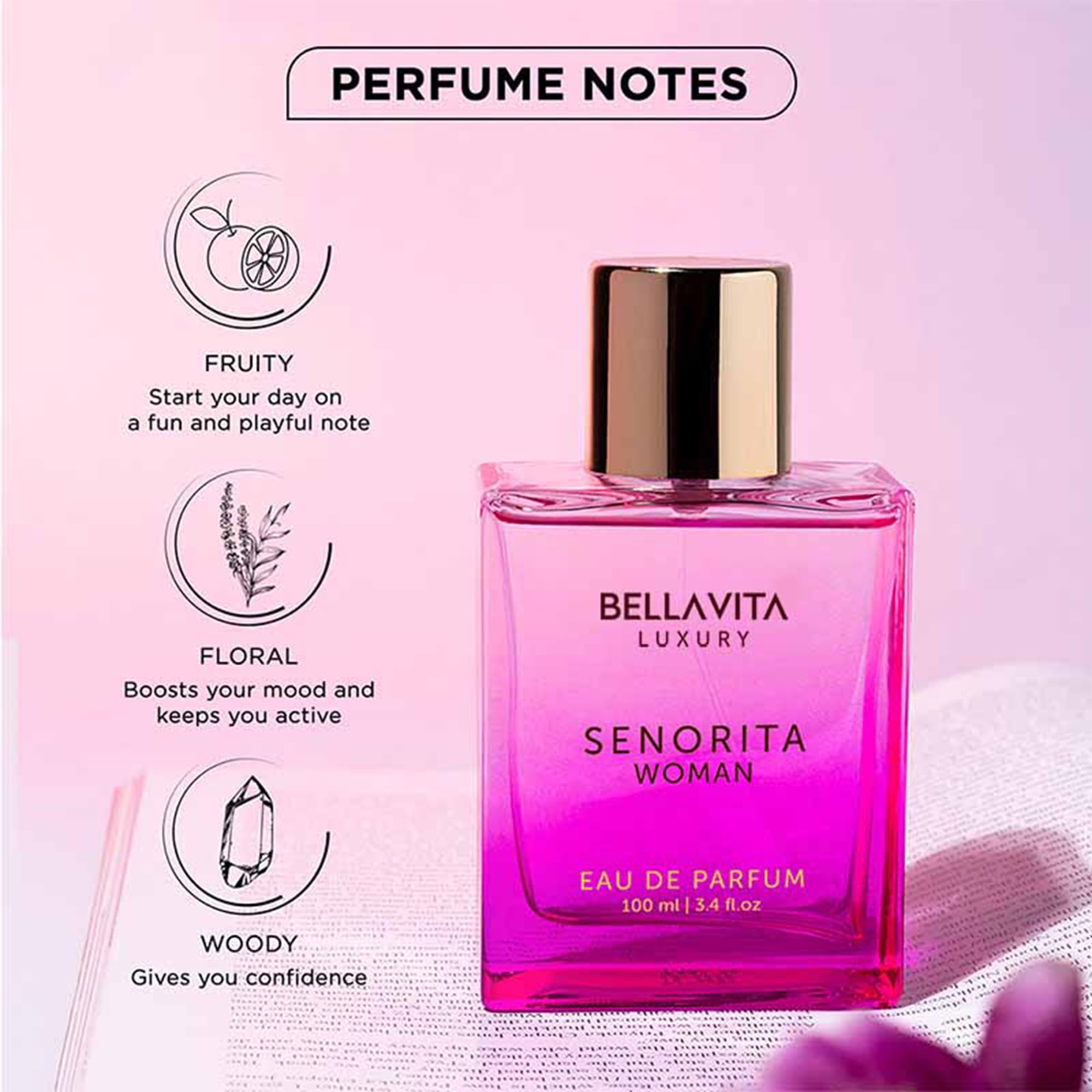 Aplicador de Bella Vita Luxury SENORITA para un uso cómodo.