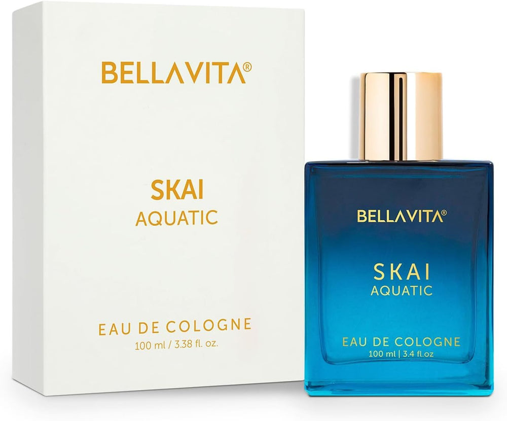BellaVita Luxury SKAI Aquatic: diseño unisex ideal para cualquier ocasión.