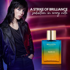 Bellavita Narco Unisex Perfume spray, salida rápida para iniciar el día.