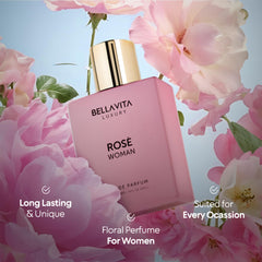 BellaVita Rose: primer plano de jazmín y rosa para un aroma romántico.