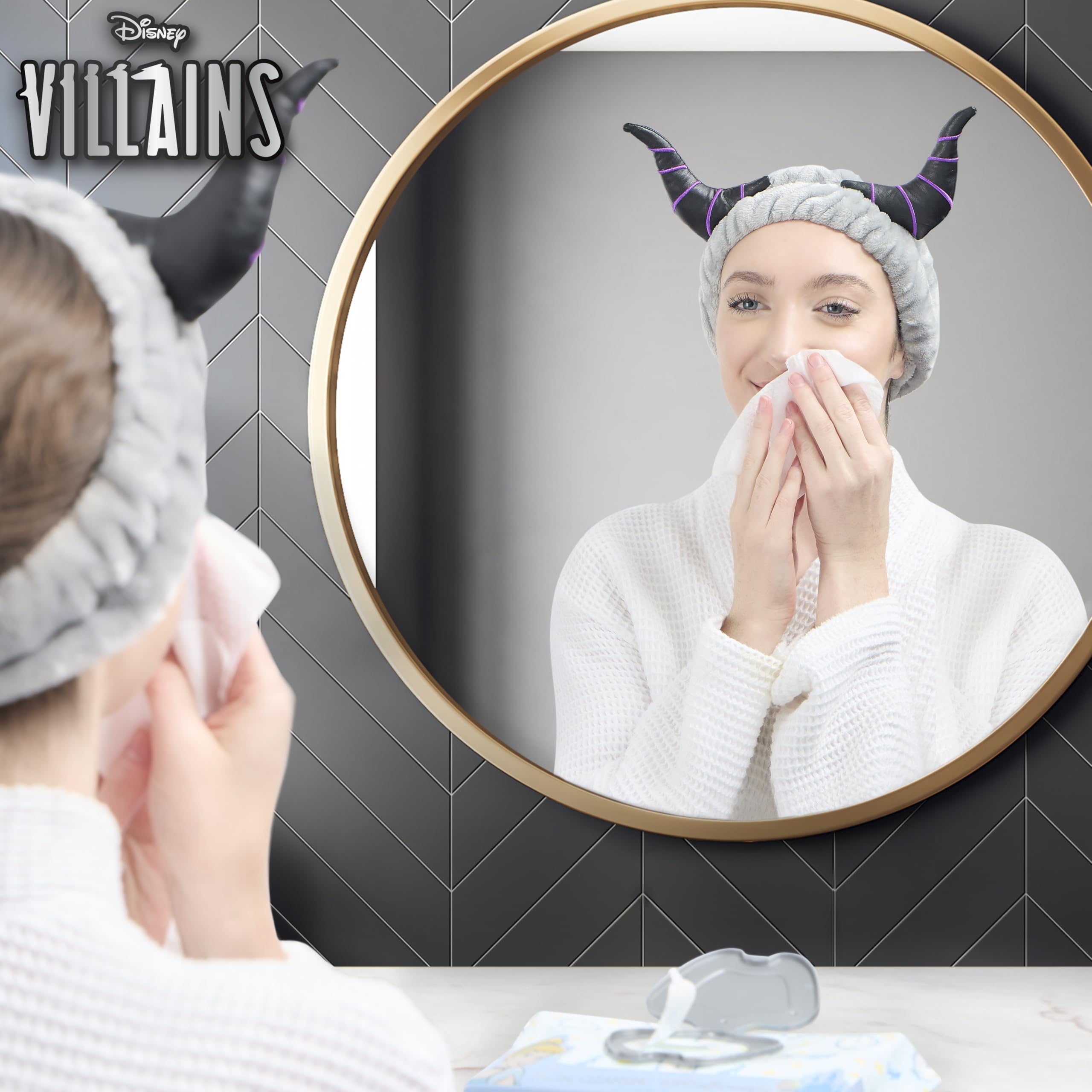 Diadema Belle Maison para spa, suave y agradable al contacto con la piel.