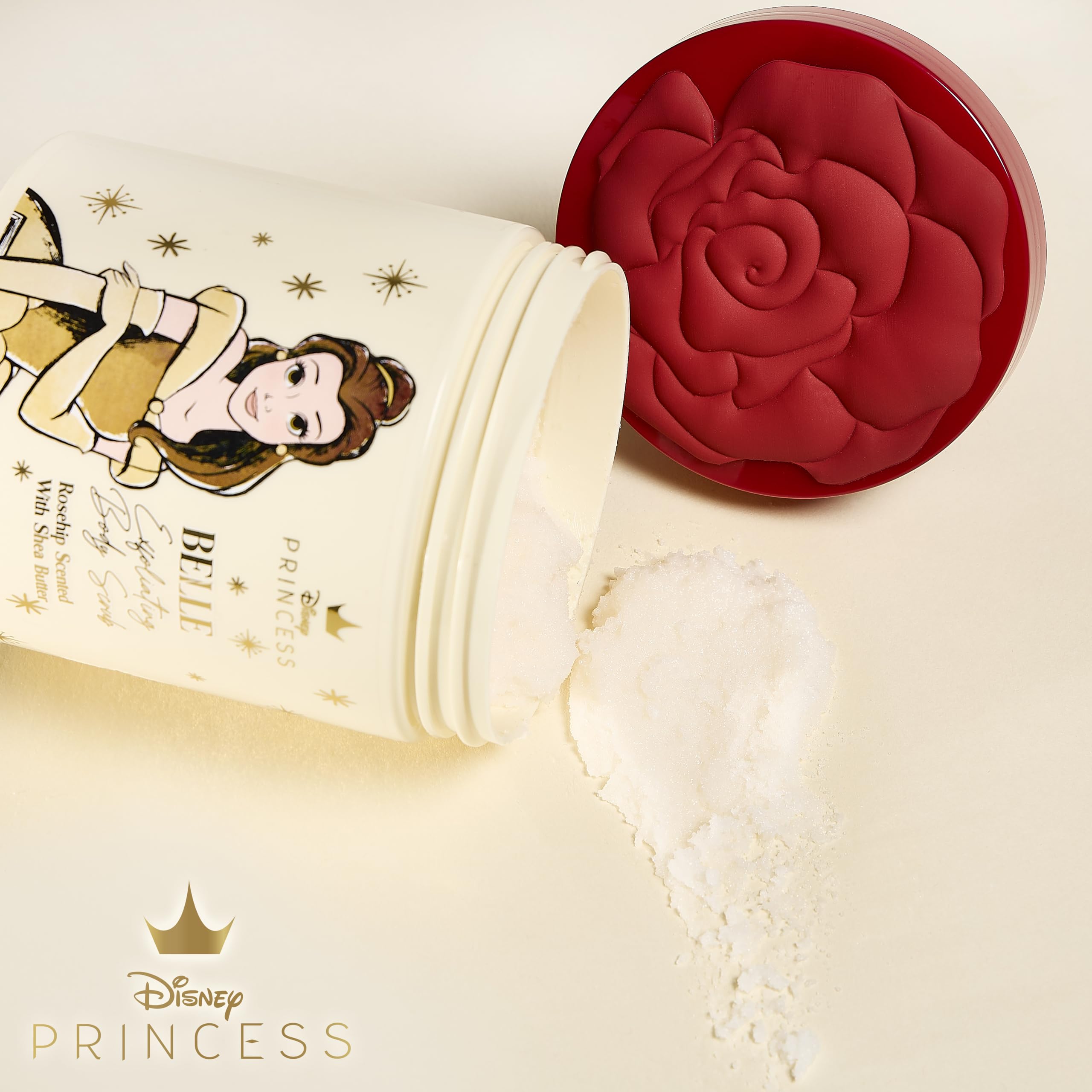Belle Maison Disney Belle Scrub: textura lujosa para exfoliar suavemente y mejorar la piel.