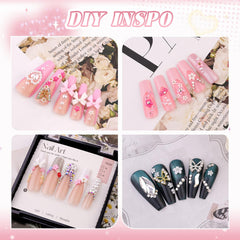 BELLEBOOST bolitas caviar metálicas plateadas para acentos elegantes en uñas.