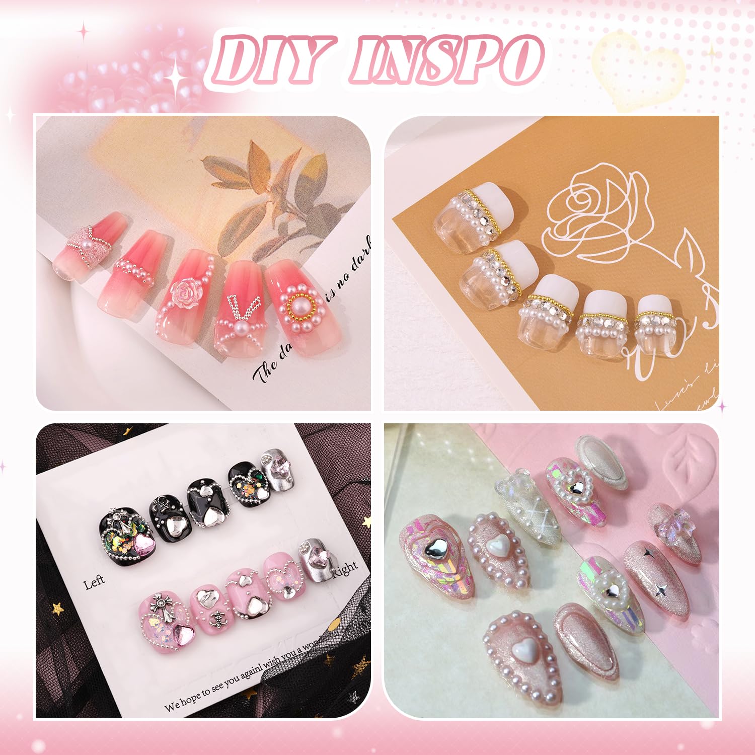 BELLEBOOST cuentas caviar metal 0.8-2 mm para toques modernos en nail art.