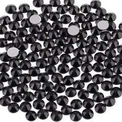 BELLEBOOST cristales SS20 negro azabache, base plana, para decorar joyería y uñas.