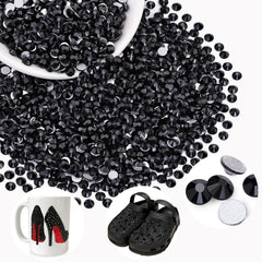 Piedras BELLEBOOST negro facetado para manualidades y uñas