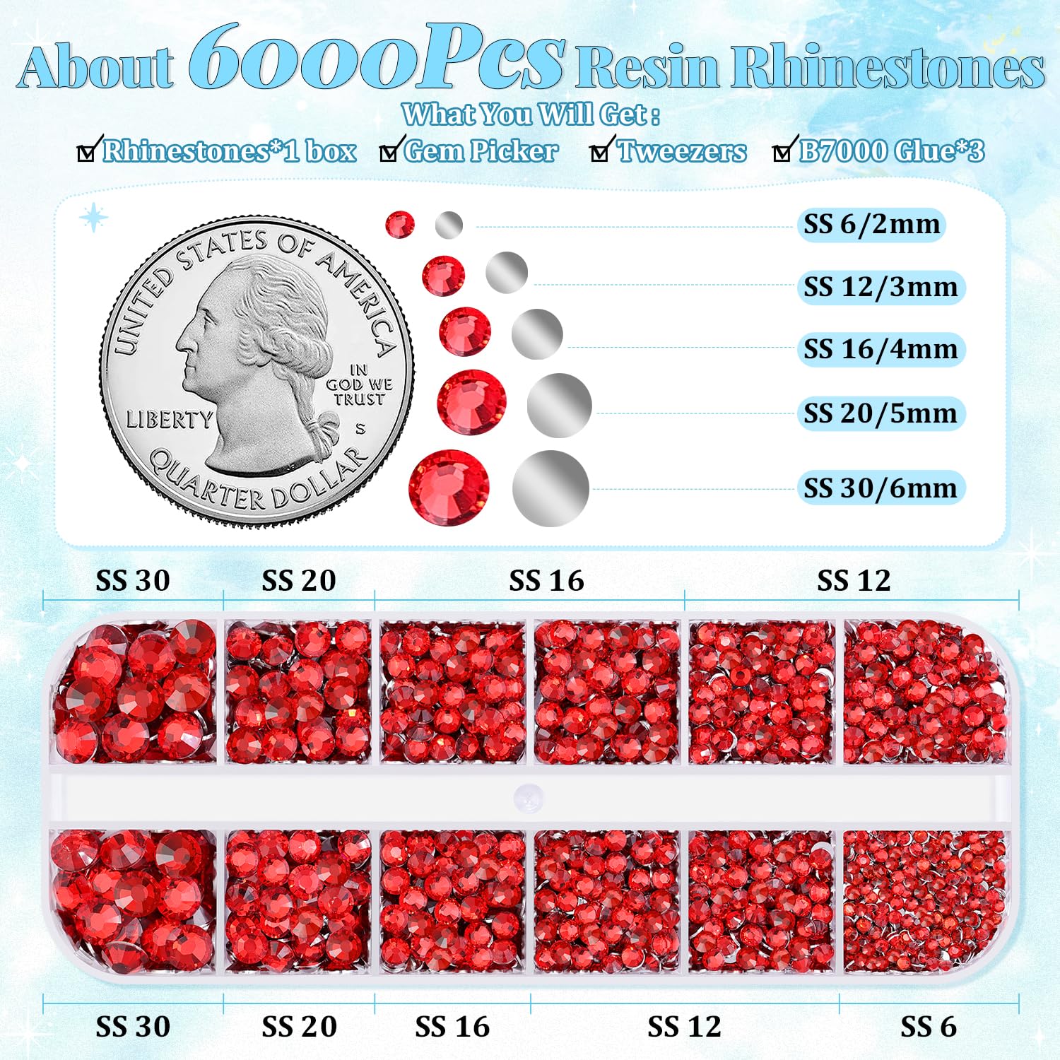 BELLEBOOST pinzas para gemas grandes facilitan la colocación precisa