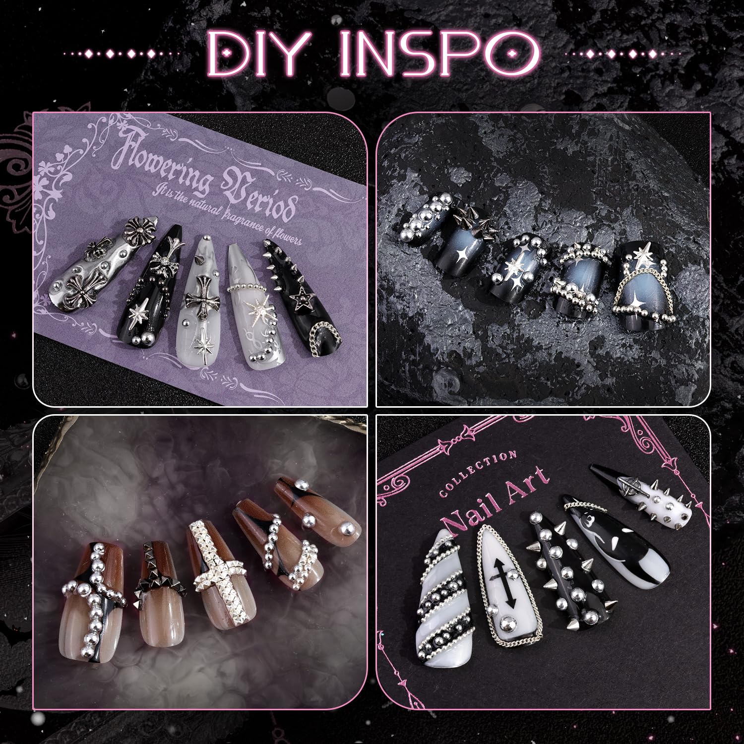 BELLEBOOST pluma recogedora: aplicación precisa de decoraciones en uñas.