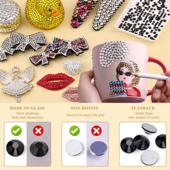BELLEBOOST decoración en ropa y accesorios con destellos negros