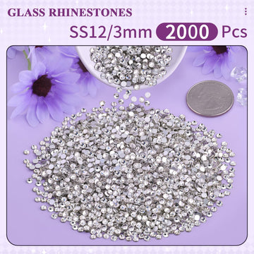 BELLEBOOST SS12 cristal vidrio claro para decoración de calzado y prendas