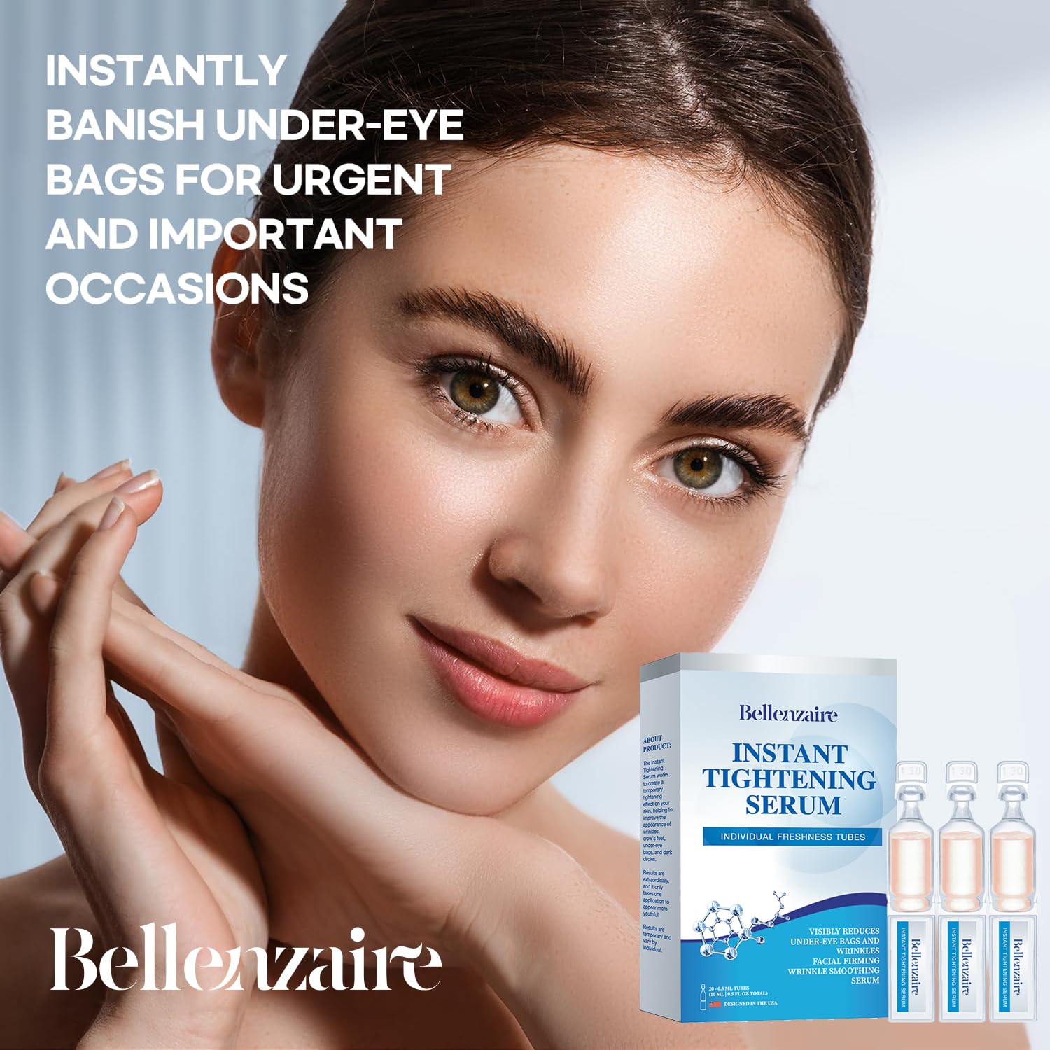Bellenzaire serum ojos, reduce bolsas para mirada descansada