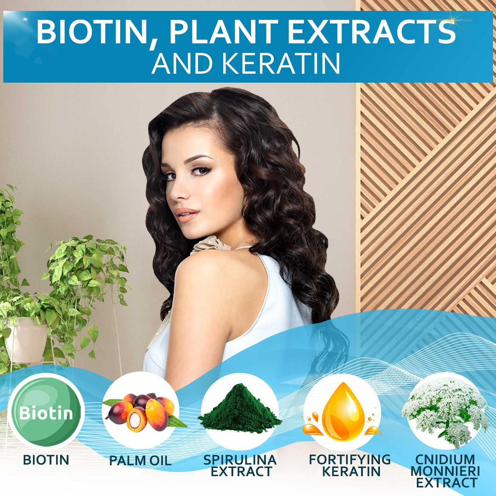 Cabello más espeso se nota al peinar con Bellisso Biotina