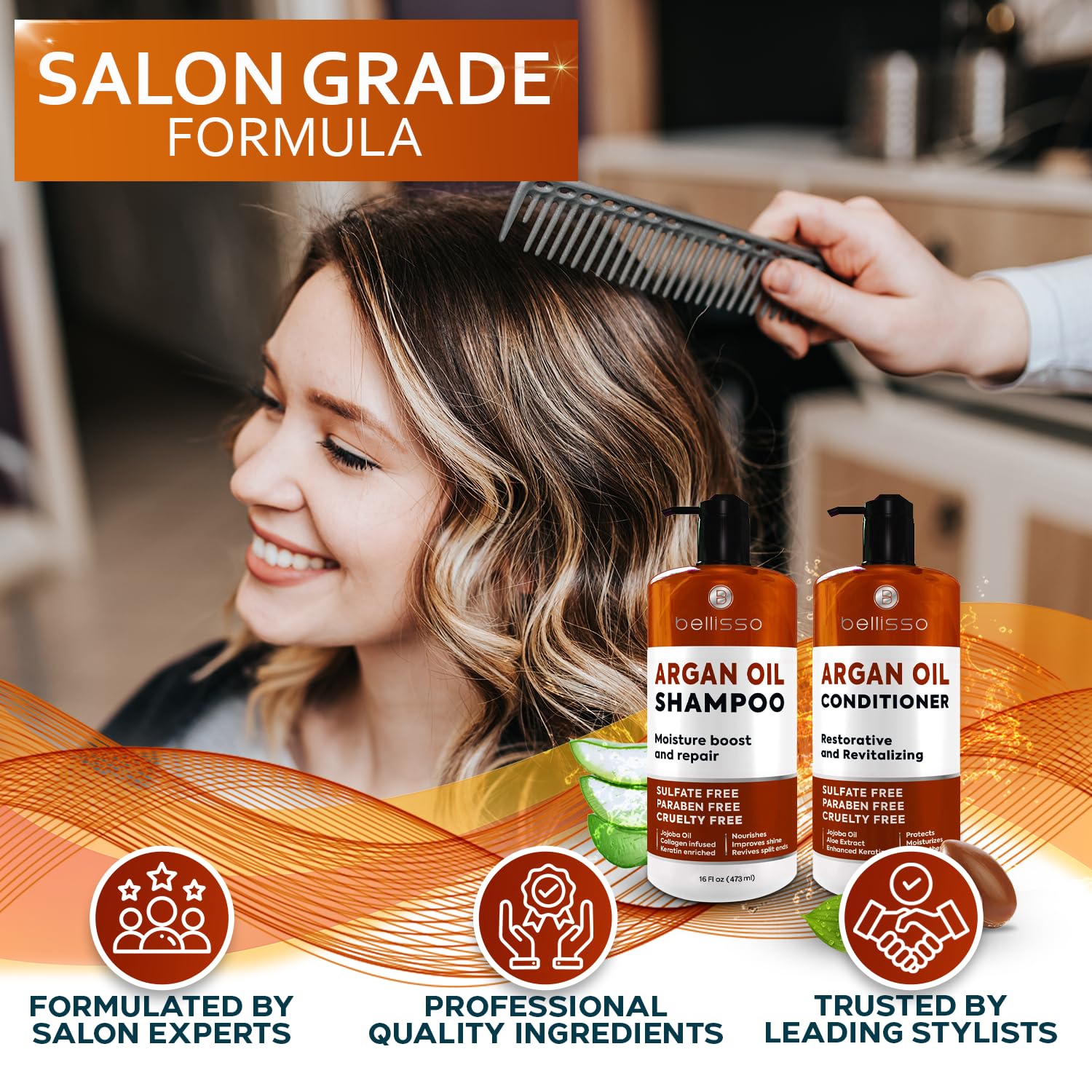 Bellisso control frizz argán para cabello manejable