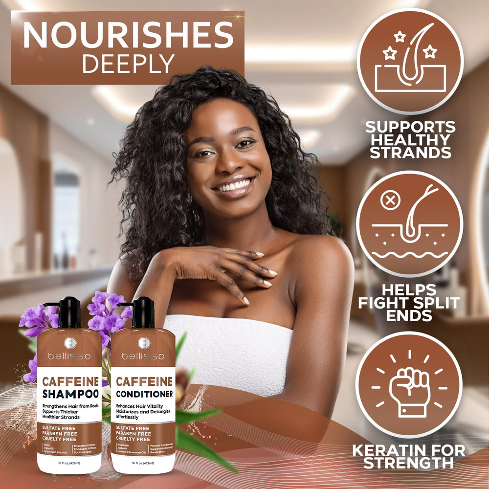 Bellisso image for women and men with thinning hair, daily-use routine.