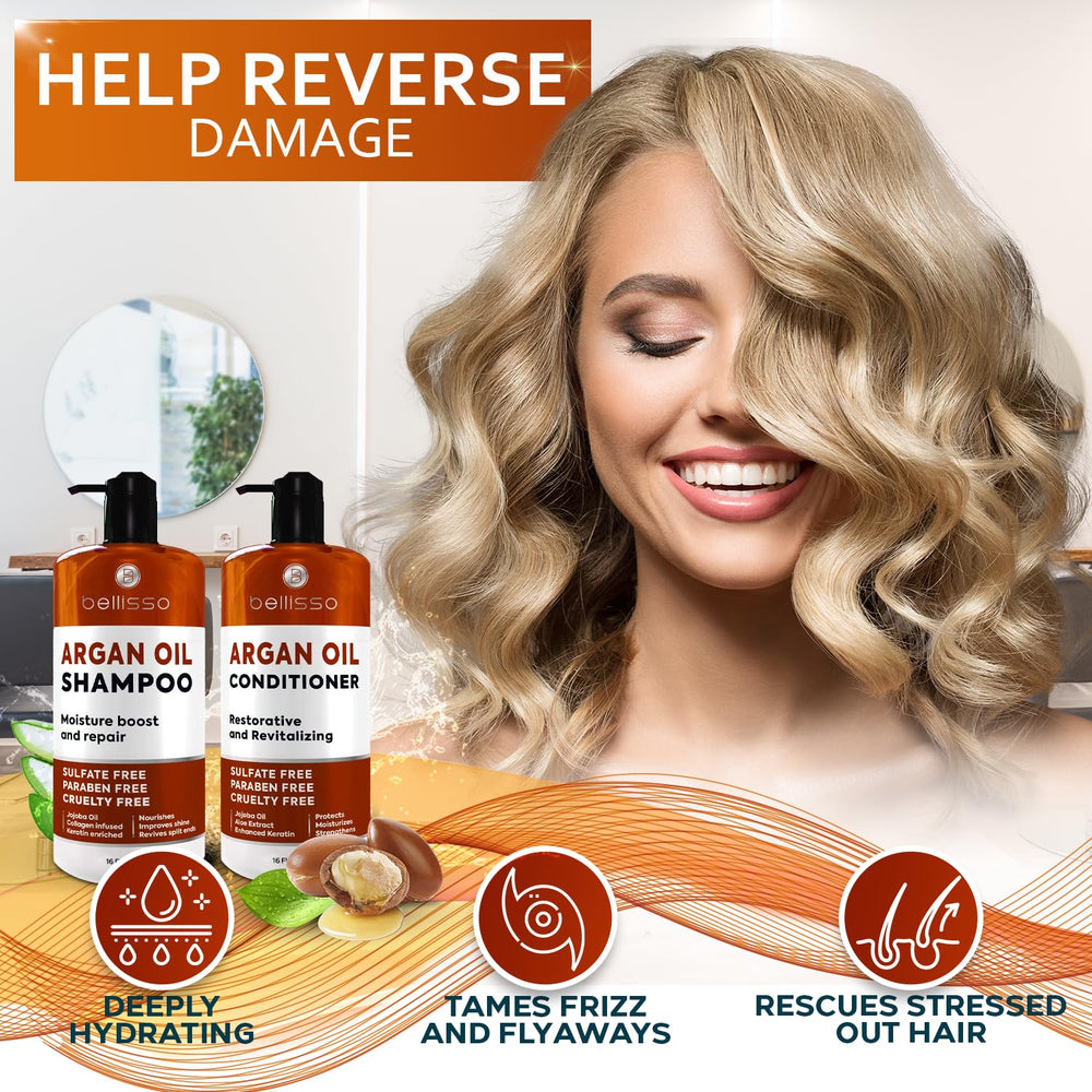 Bellisso hidratación cabello seco argán para nutrición