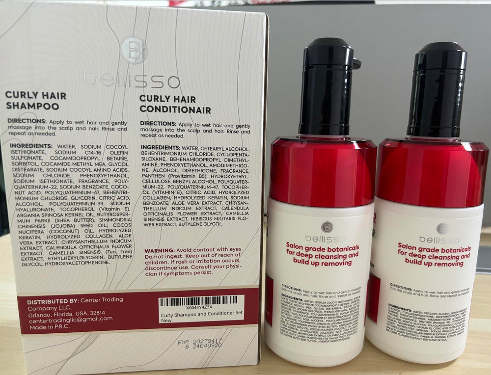 Routine quotidienne Bellisso pour boucles soyeuses et faciles à coiffer.