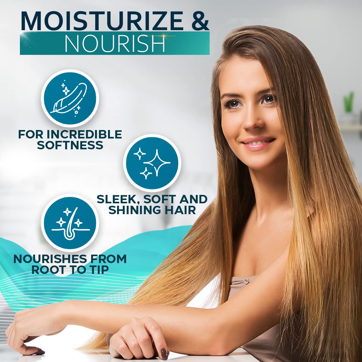 Bellisso Sérum de Biotina para cabello: brillo intenso y textura sedosa.