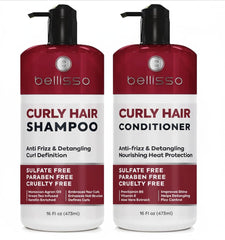 Shampooing Bellisso pour boucles: définition et volume accru.