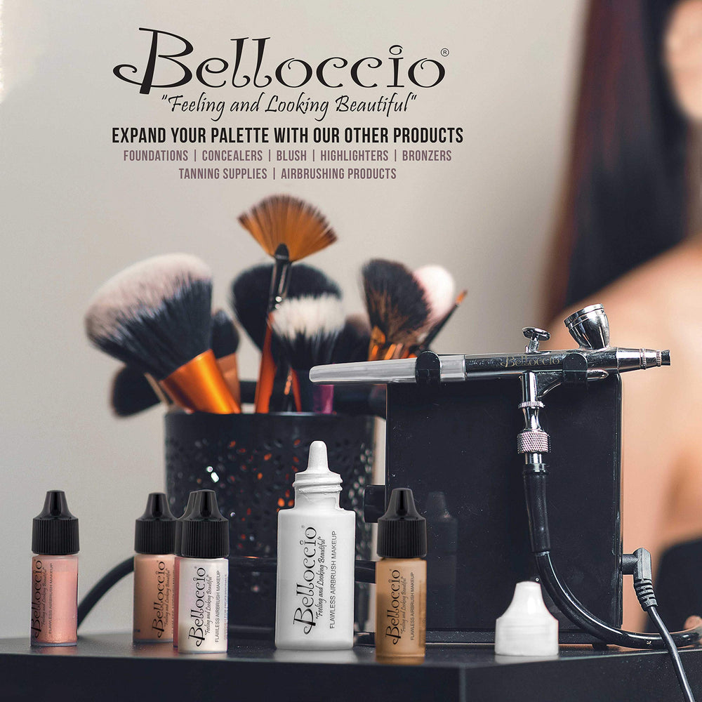 Belloccio packaging and bottle display for easy shopping.