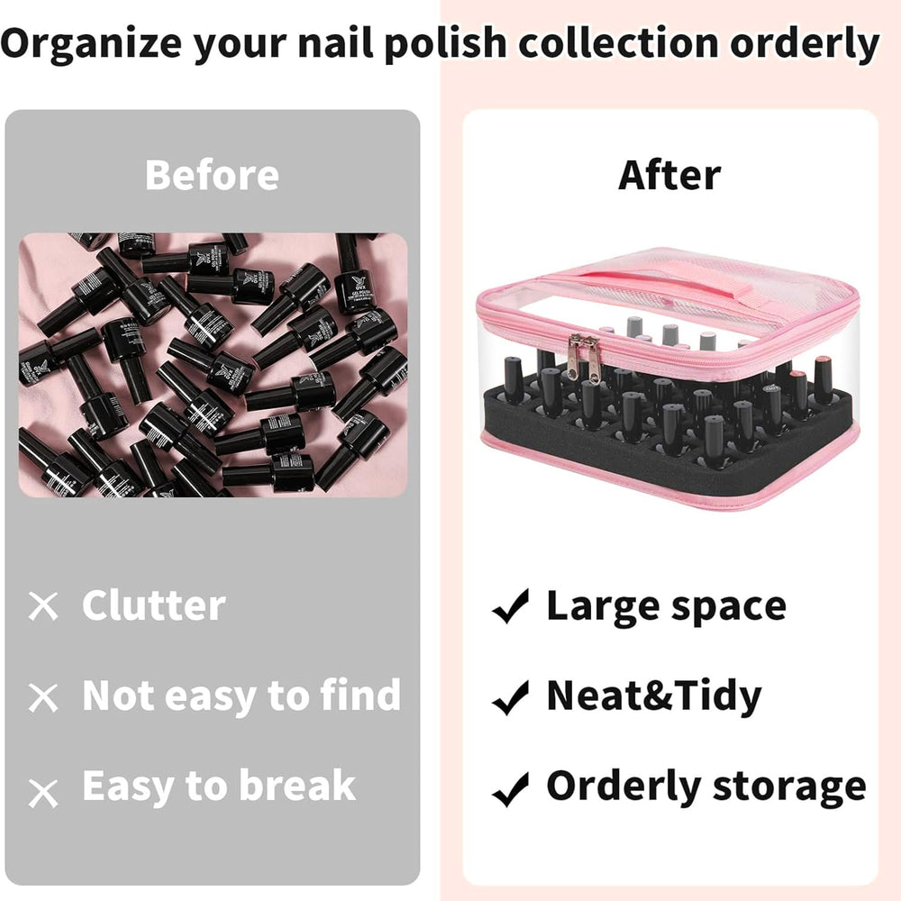 Beloving espuma removible para esmaltes, permite reconfigurar el espacio para herramientas de manicura.