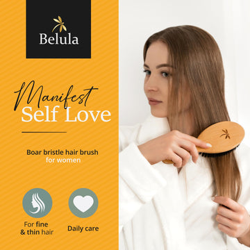 Diadema spa Belula para contener el cabello durante la rutina.