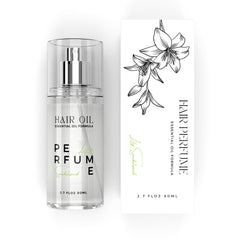 Benatu aceite perfumado para cabello con lirio y sándalo en botella.