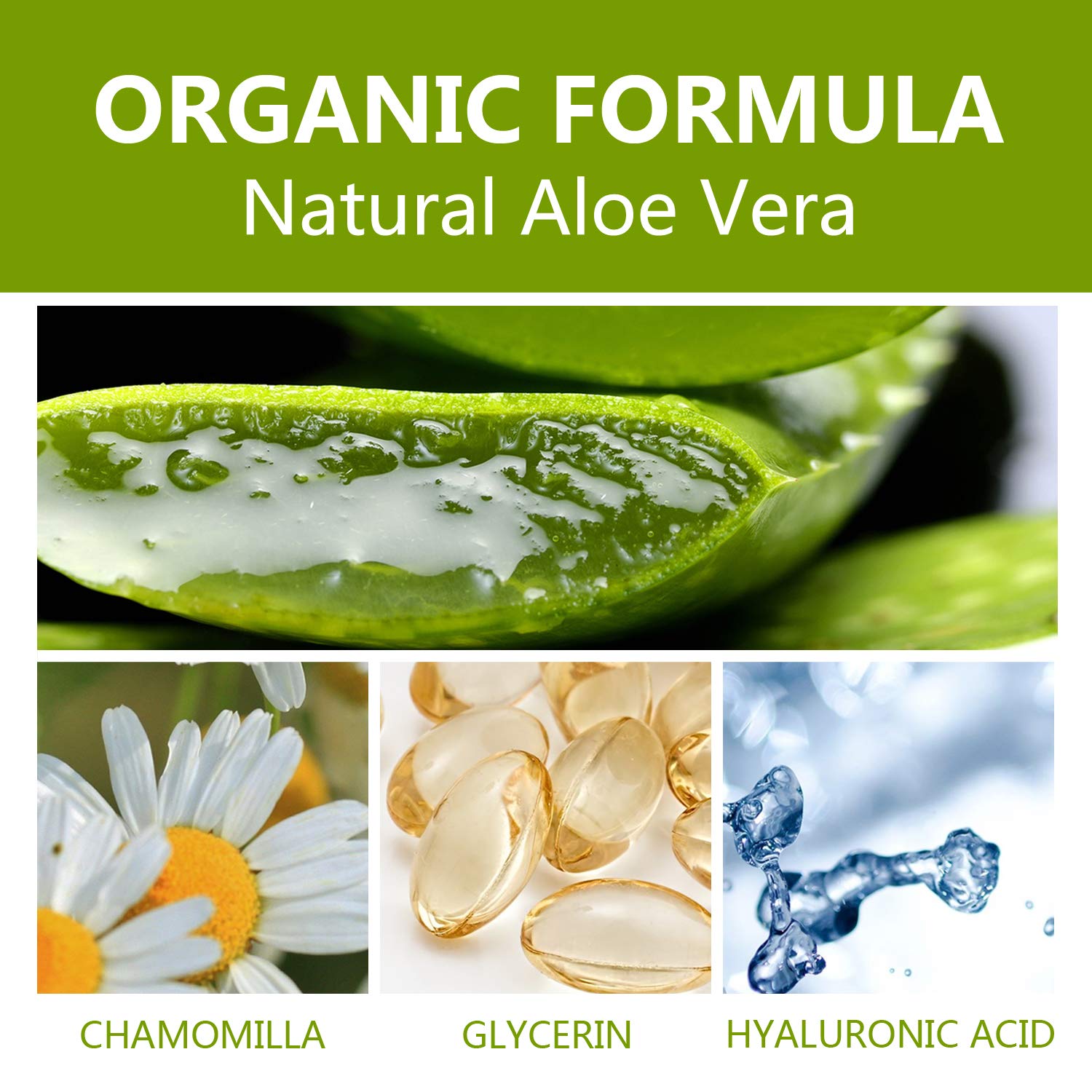 Benatu Aloe Vera Gel, tratamiento suave para rojeces leves y irritación.