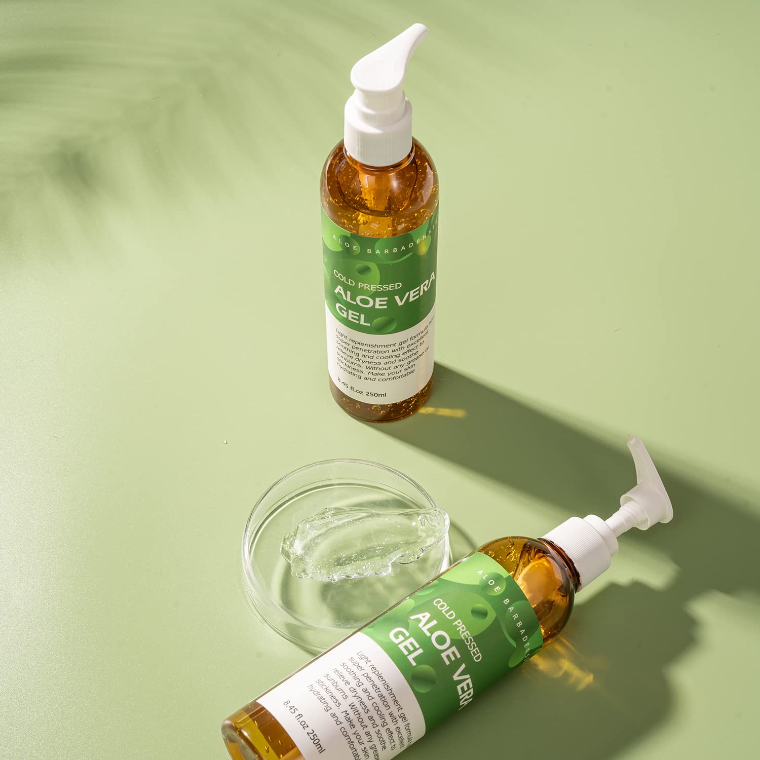 Benatu Aloe Vera Gel, textura clara, absorción rápida para piel sensible.