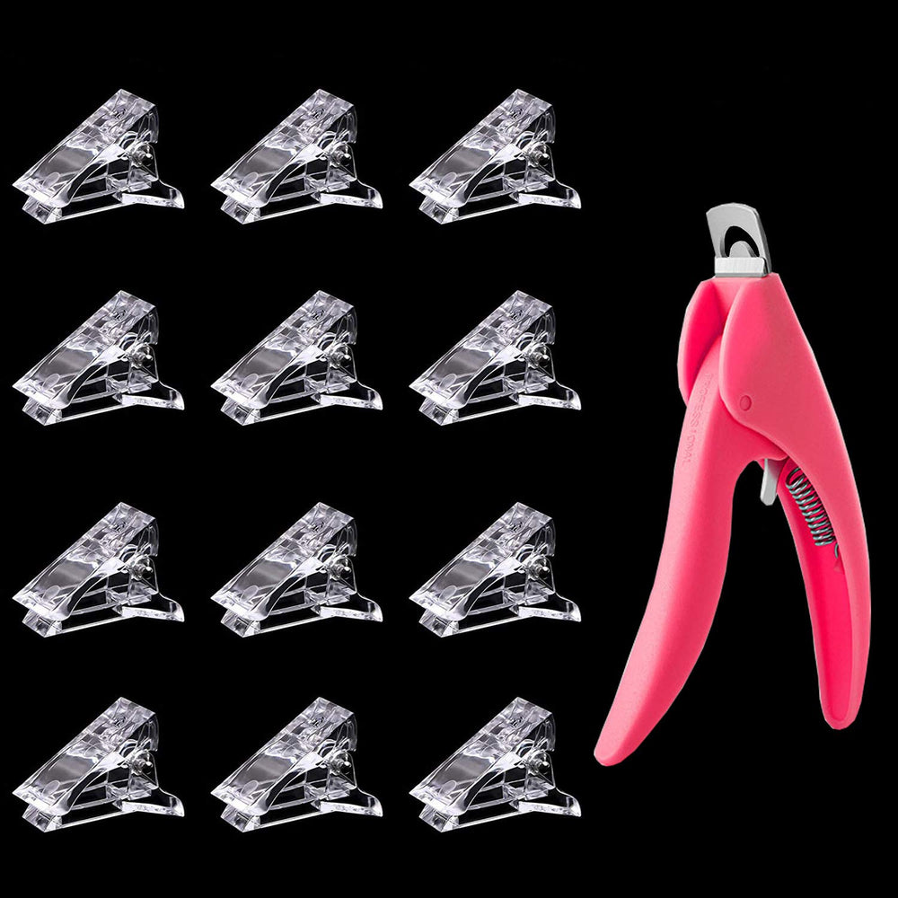 Benbeno clips de puntas de uñas en acción para fijación rápida y reutilizable.