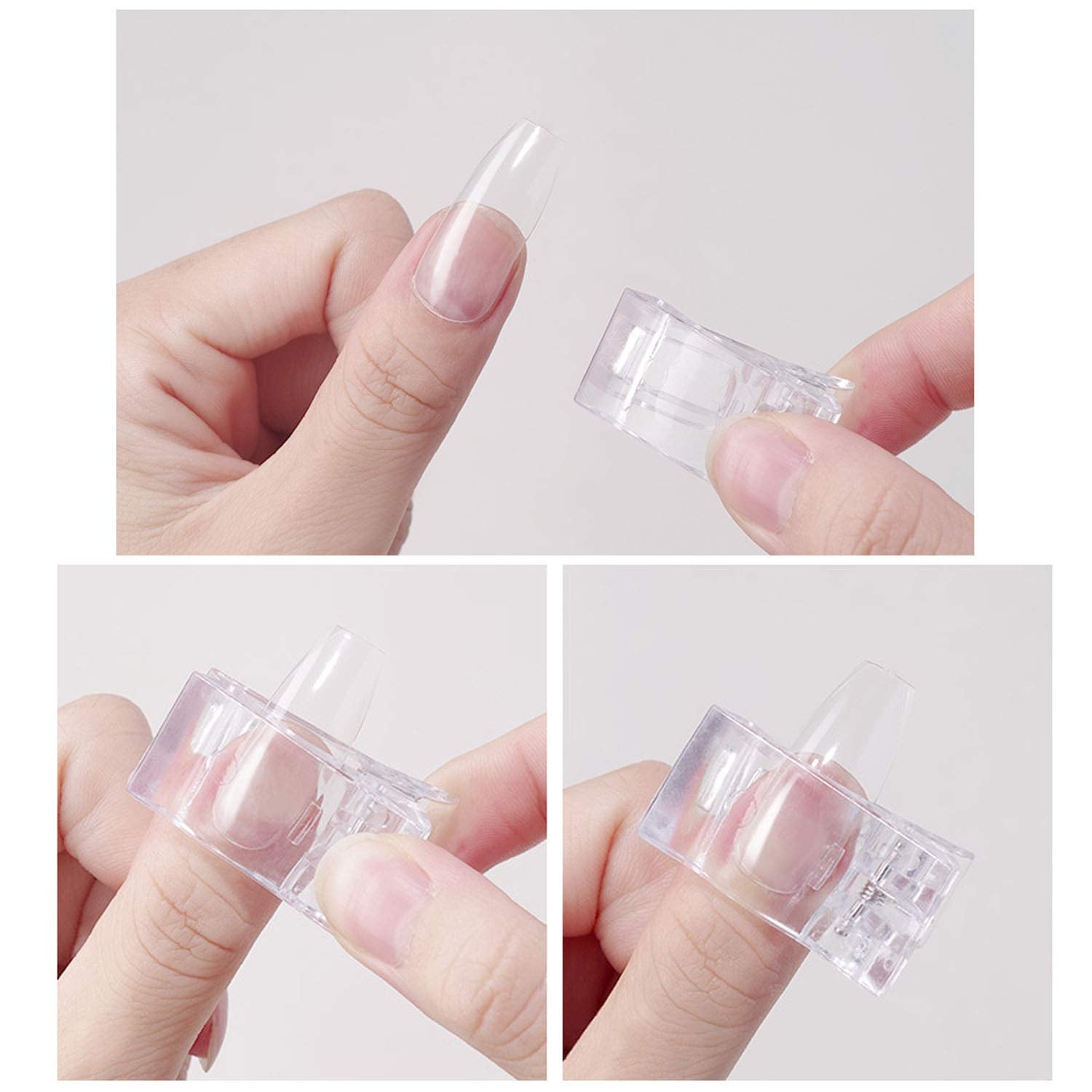 Set Benbeno de 12 clips para uñas, kit completo para uso doméstico o profesional.