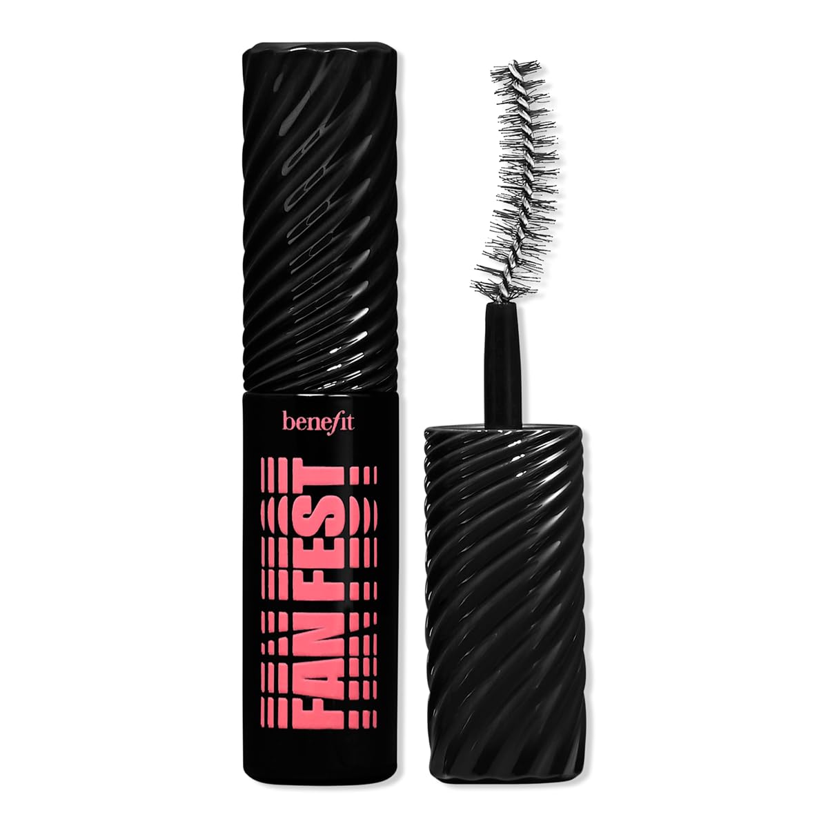Benefit Fan Fest Mascara define y separa pestañas con levantamiento duradero.