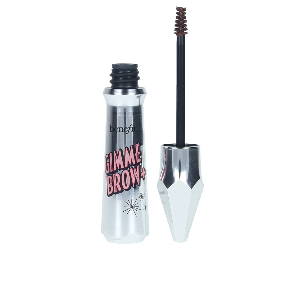 Benefit Gimme Brow Gel Fibre avec brosse fine, pour un regard naturel et longue tenue.