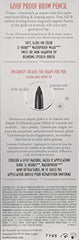Benefit Goof Proof Brow Pencil 04 application swipes demonstrate smooth color