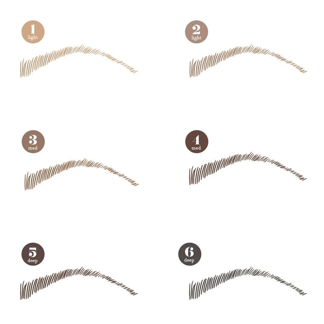 Beneficio Preciso para Cejas 6 Profundo: extremo giratorio retráctil.
