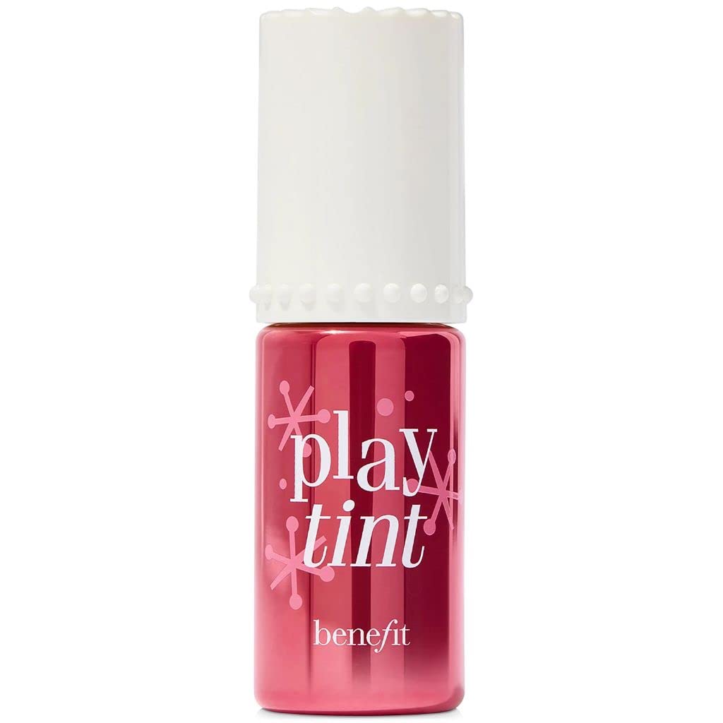 Playtint de Benefit: tint para labios y mejillas con color rosado limón de duración prolongada.
