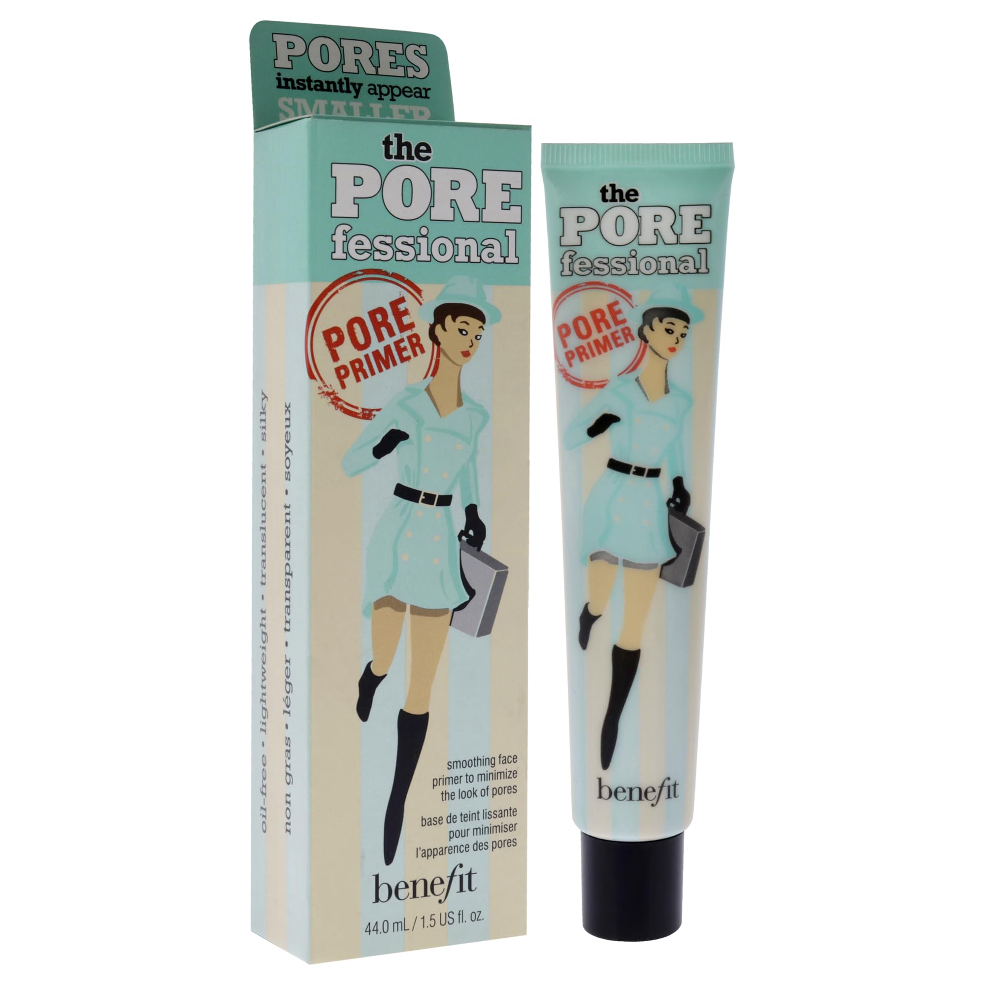 Acabado transparente del primer Benefit POREfessional para todos los tipos de piel