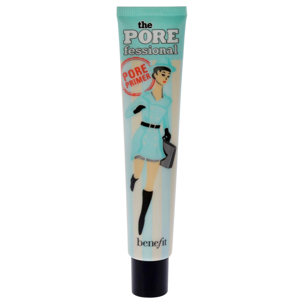 Rostro con poros menos visibles tras usar Benefit POREfessional