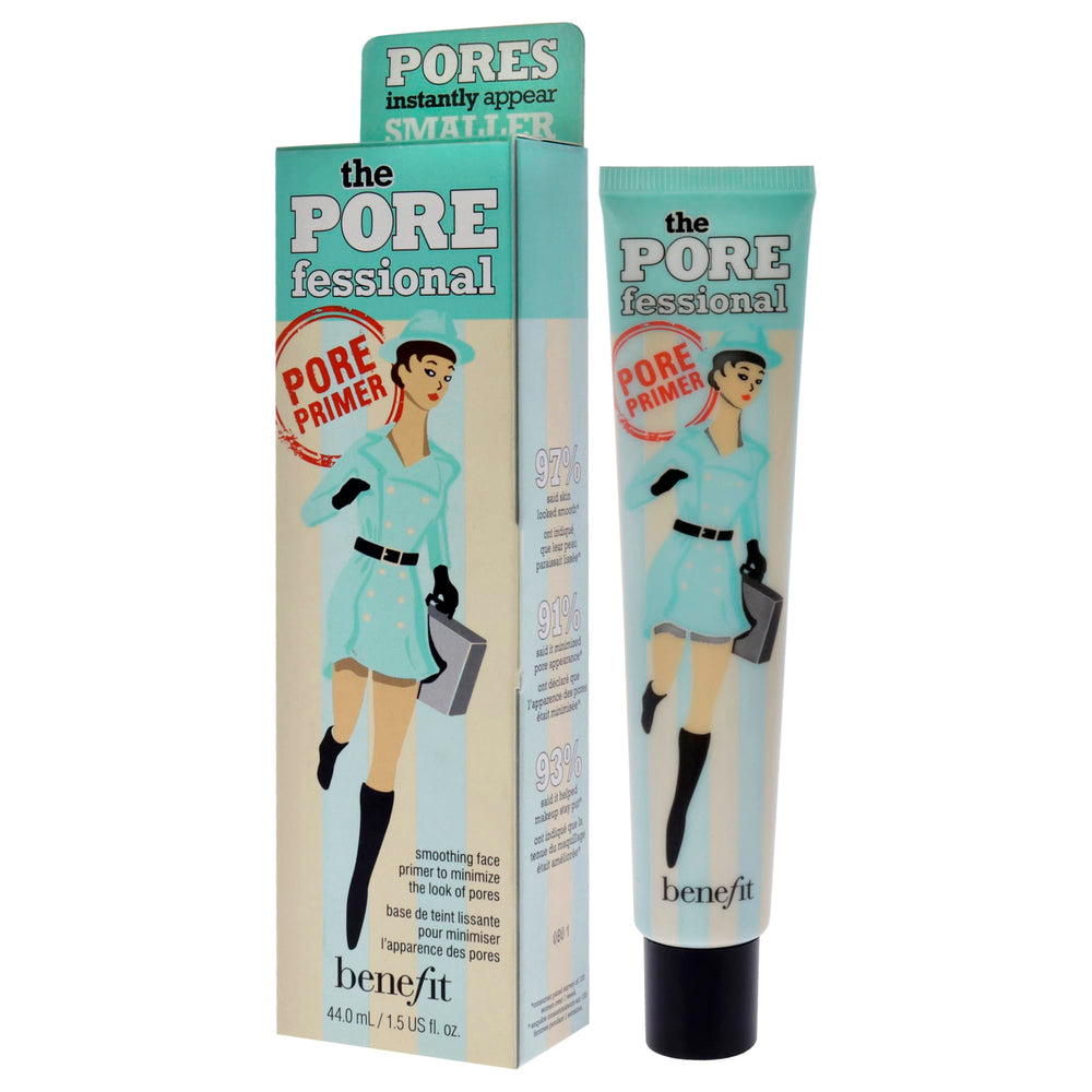Uso diario con Benefit POREfessional para base más duradera