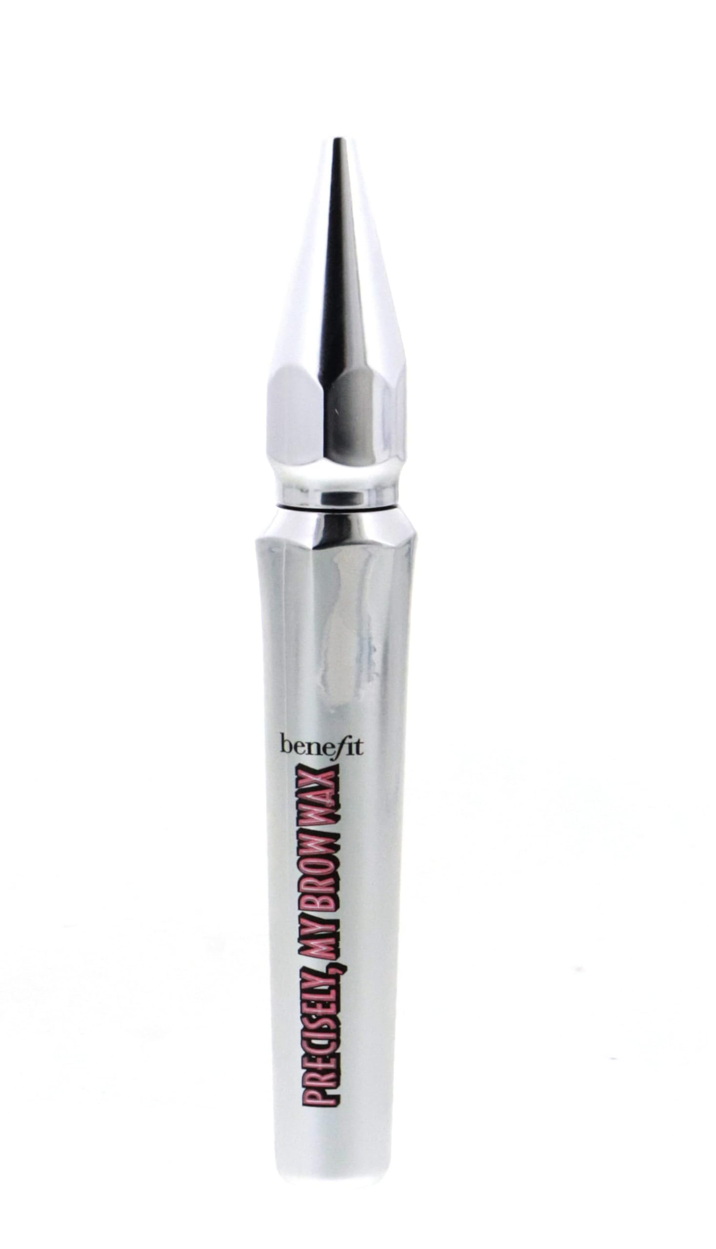 Benefit Precisely My Brow Wax con brocha doble facilita aplicación precisa.