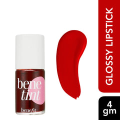 Benetint ofrece tinte rosado para labios y mejillas, tono natural.