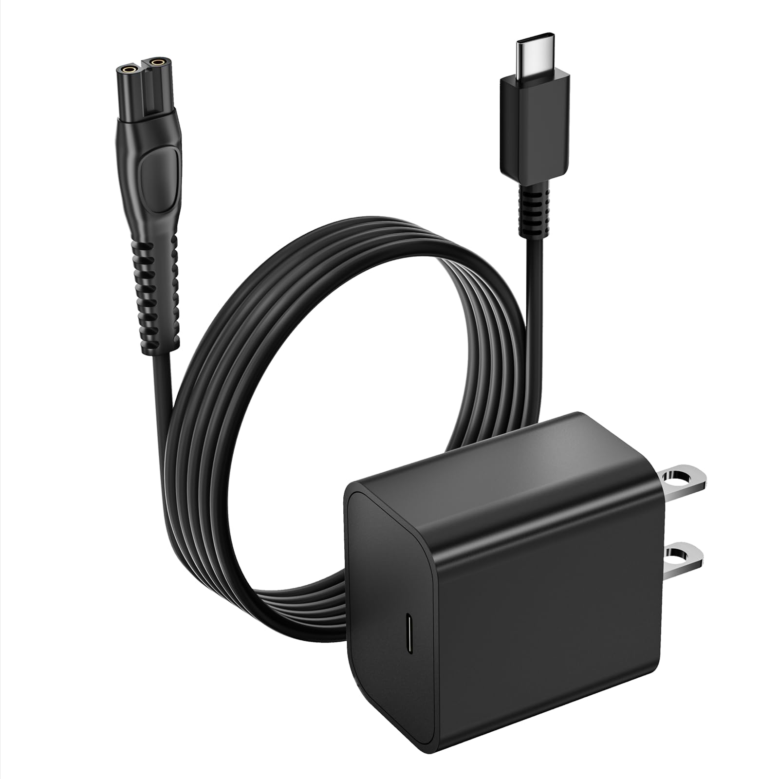 Cargador USB-C de BENSN para Philips Norelco OneBlade 360, carga rápida y segura.